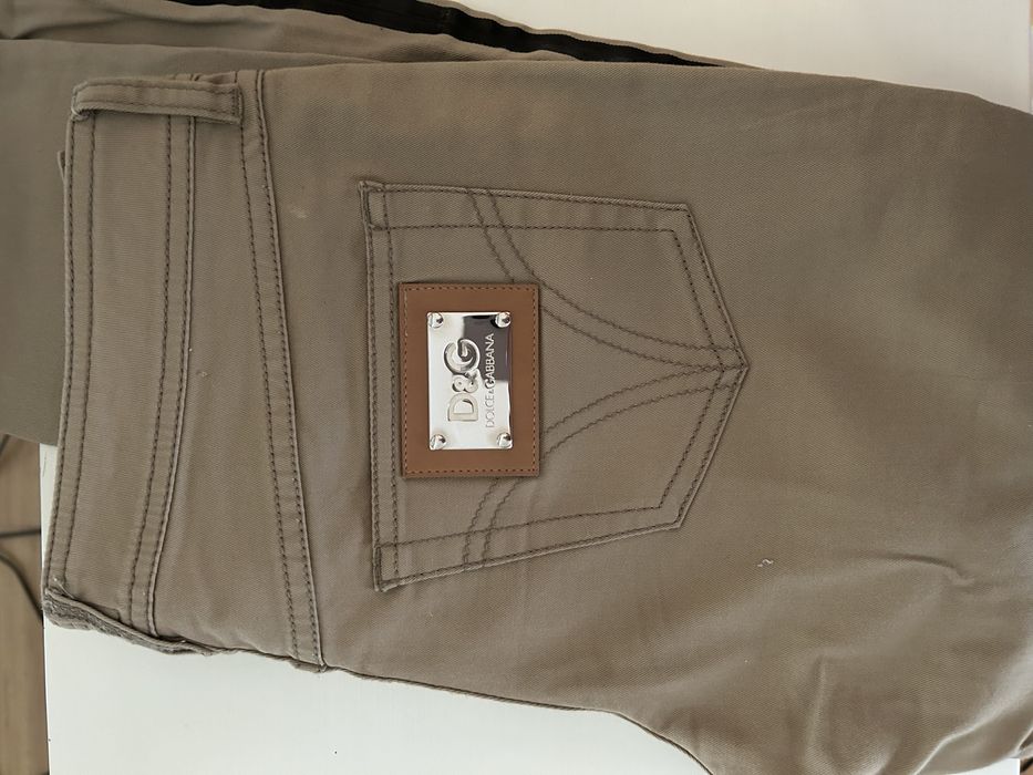 Дънки D&G с черен кант