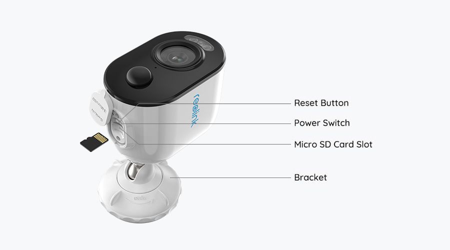 Camera de supraveghere Reolink Argus B330 cu Panou Solar, AI
