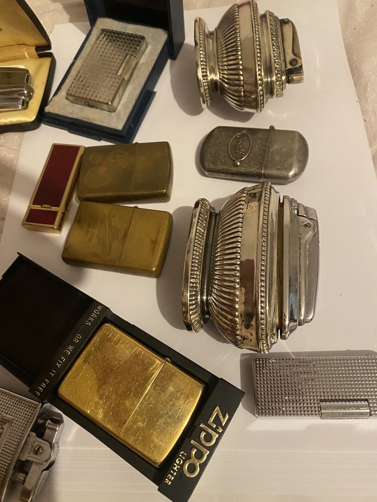 Vand brichete zippo, ronson, Zenith originale modele colectie