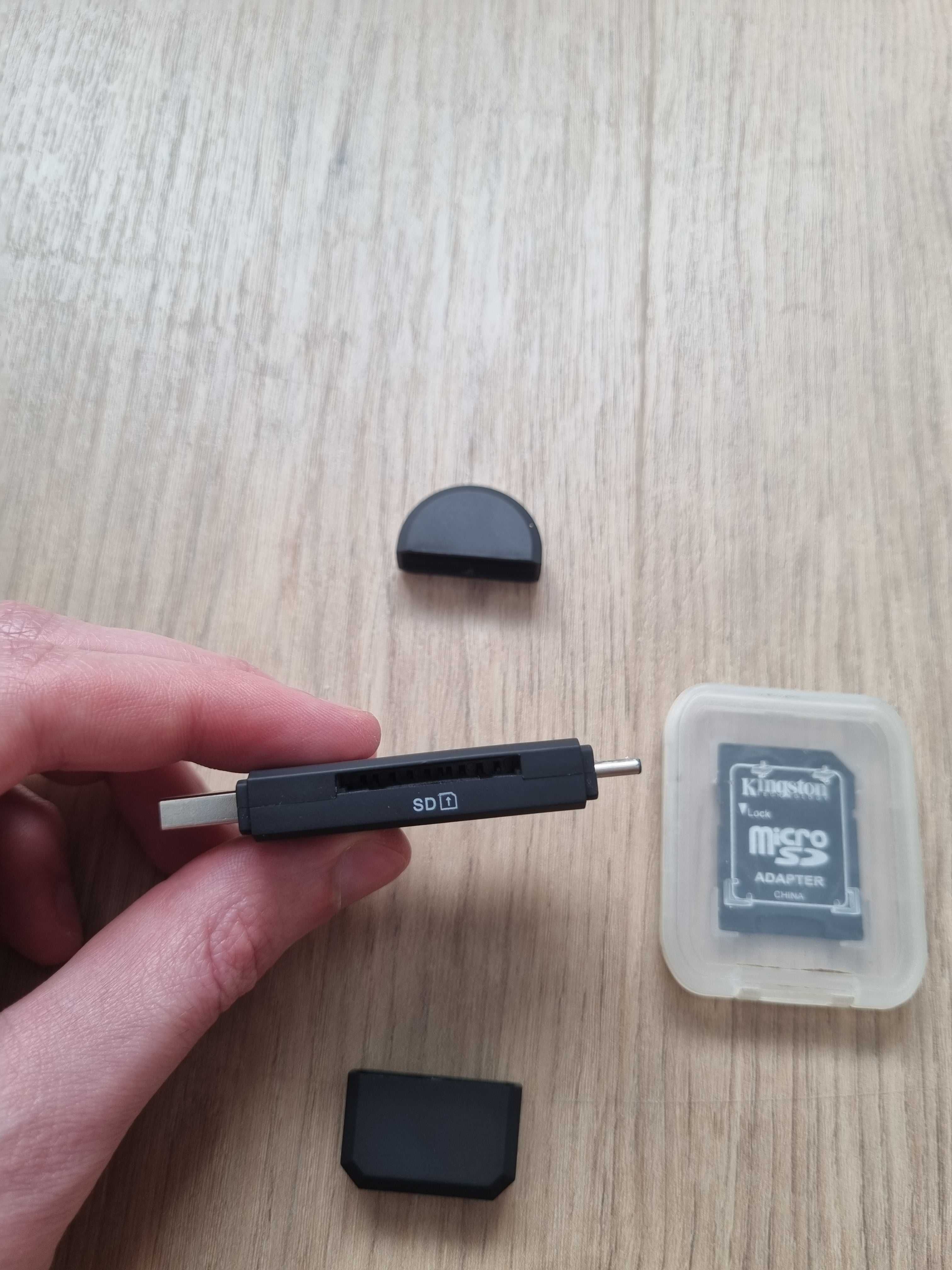 Adaptor cititor de carduri SD, micro SD, USB 3.0, USB Type C + CADOU