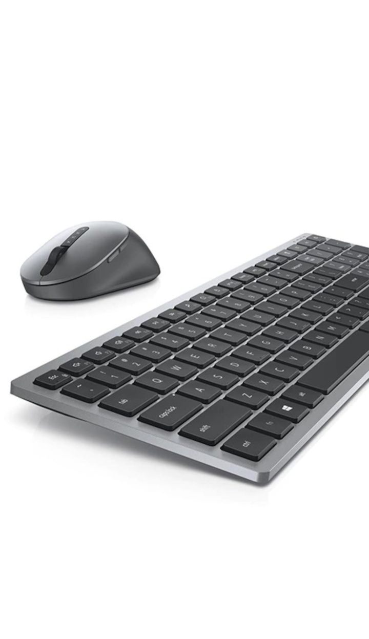Комплект Безжични Клавиатура + Мишка Dell Premier KM7321W, 2.4GHz&Blue