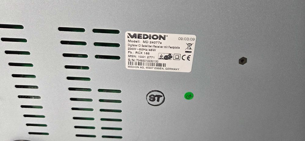 Receiver Digital Medion MD 24077A – Funcțional, simplu de Utilizat