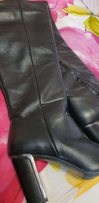 Cizme piele EPICA made în Italia , negre, 38