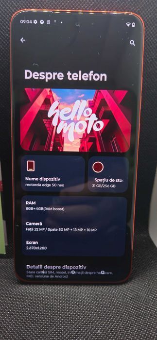 Motorola Edge 50 Neo (AG31 Barboi b23946)-Garantie 2 ani!