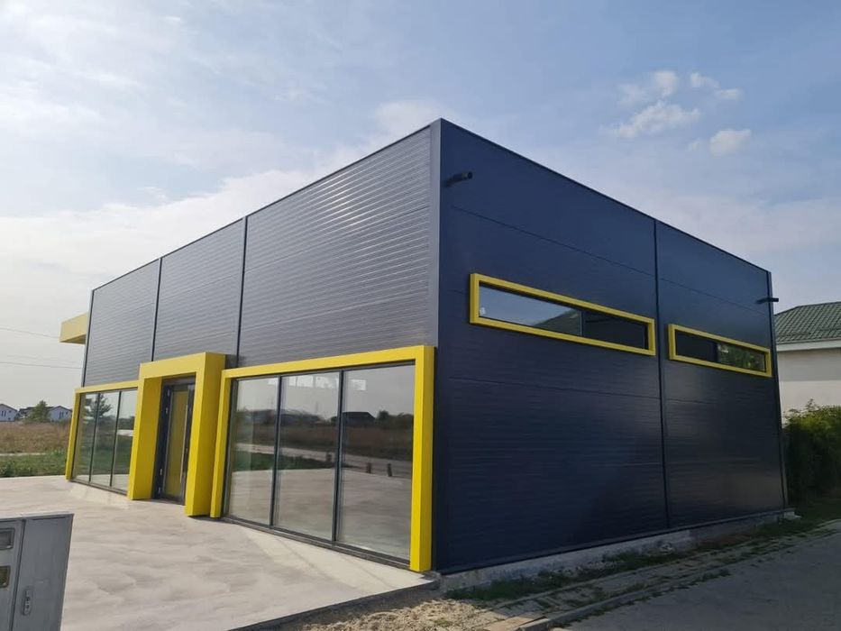 Hală metalică spațiu comercial, pentru informații detaliate contactați