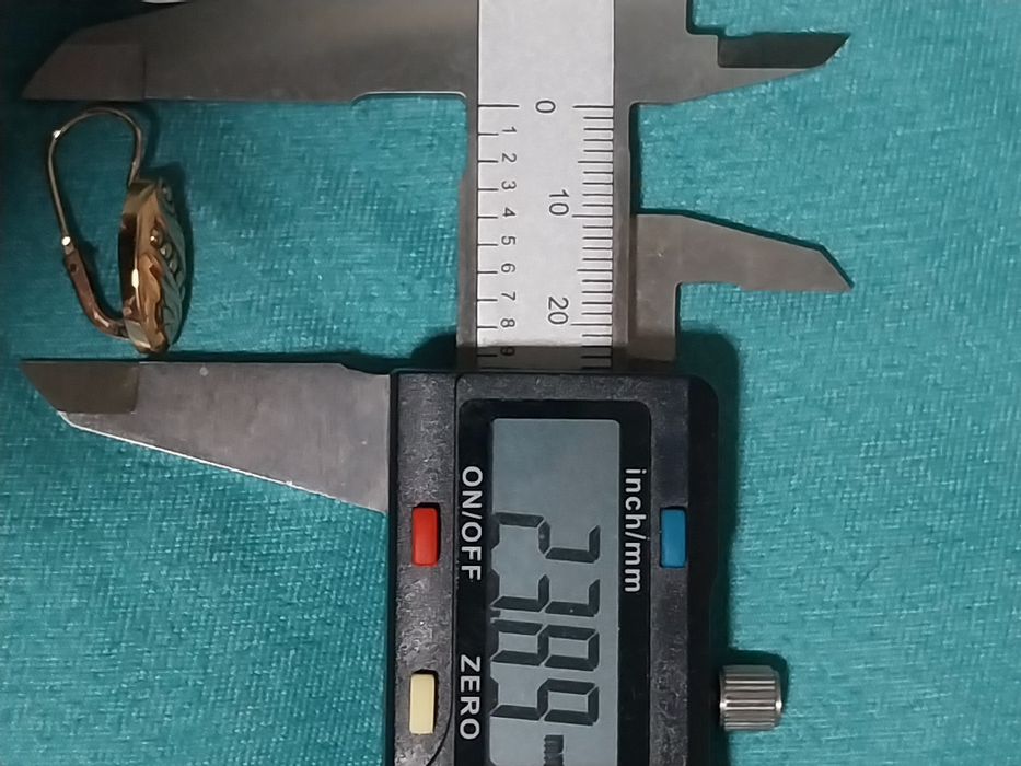 Cercei vechi din aur  de 14k