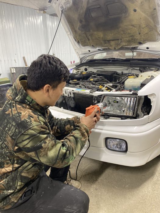 Установка bi led Алматы | Полировка фар | Корректировка фары