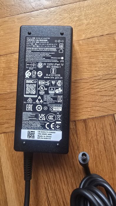 Оригинално зарядно за Dell 19.5V - 45W,65W,130W - 4.5x3.0 и 7.5x5.0mm