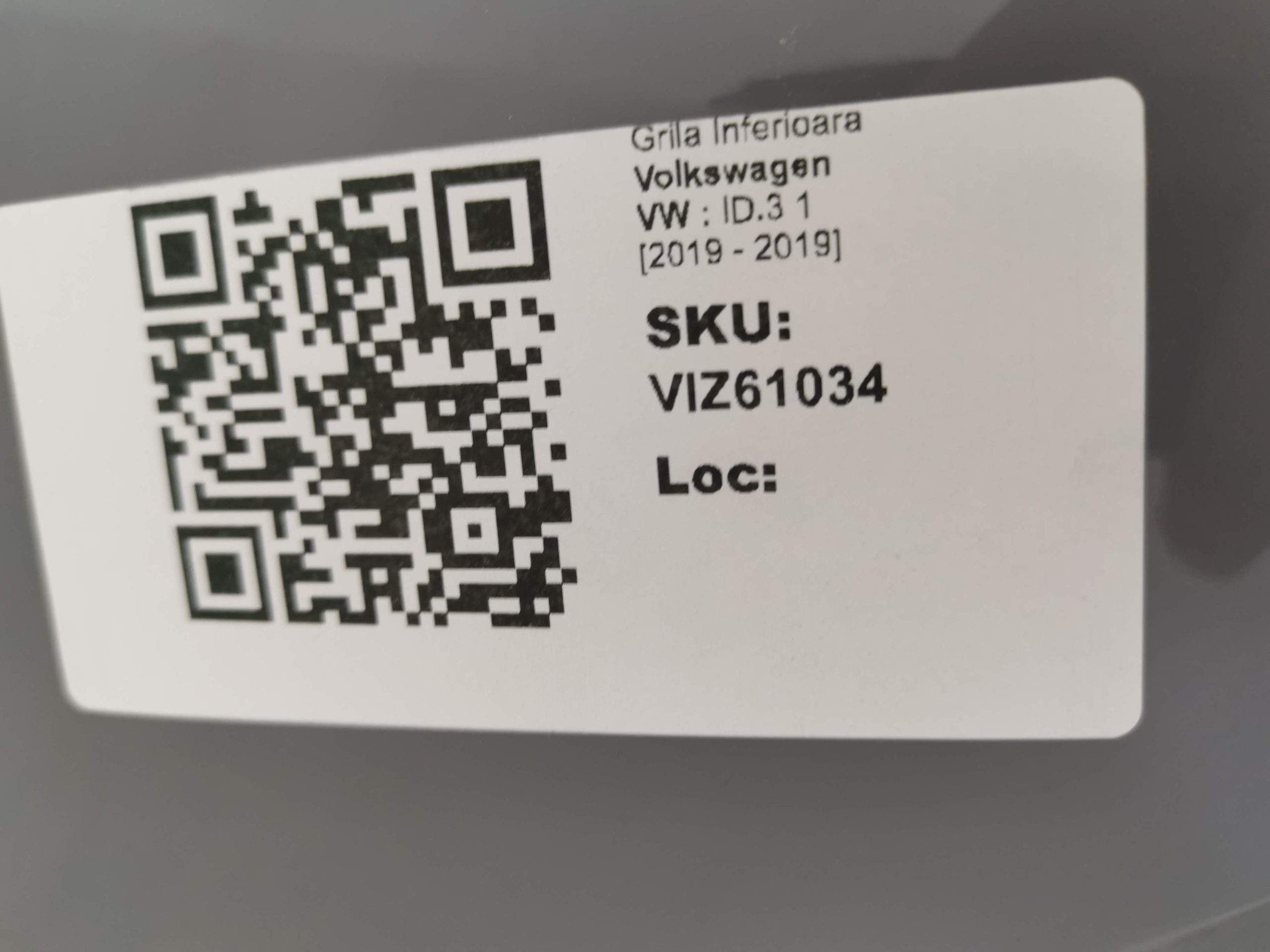 Предна броня с долна решетка Фолксваген ВВ ID.3 / Volkswagen VW ID.3 1