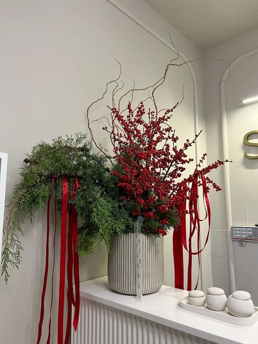 Новогоднее оформление коммерческих помещений