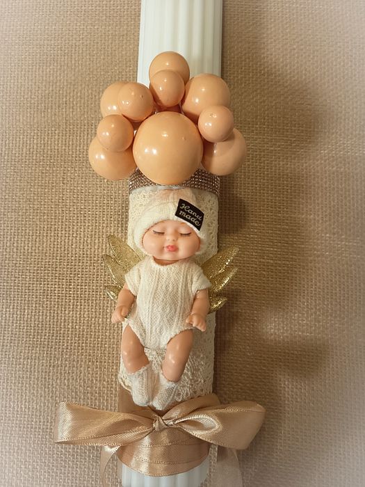 Lumanare botez handmade/ Personalizata