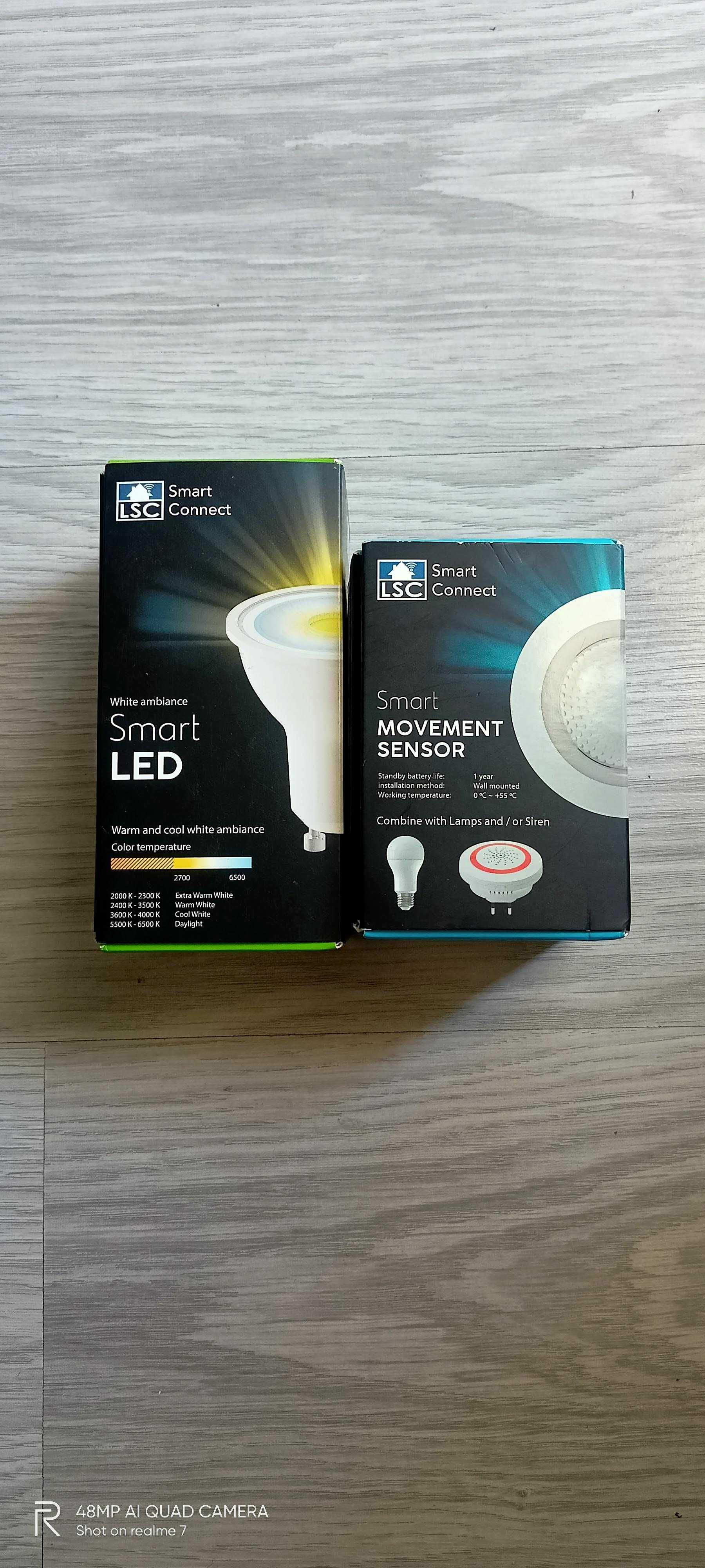 Комплект луничка LSC Smart LED и LSC Smart movement sensor