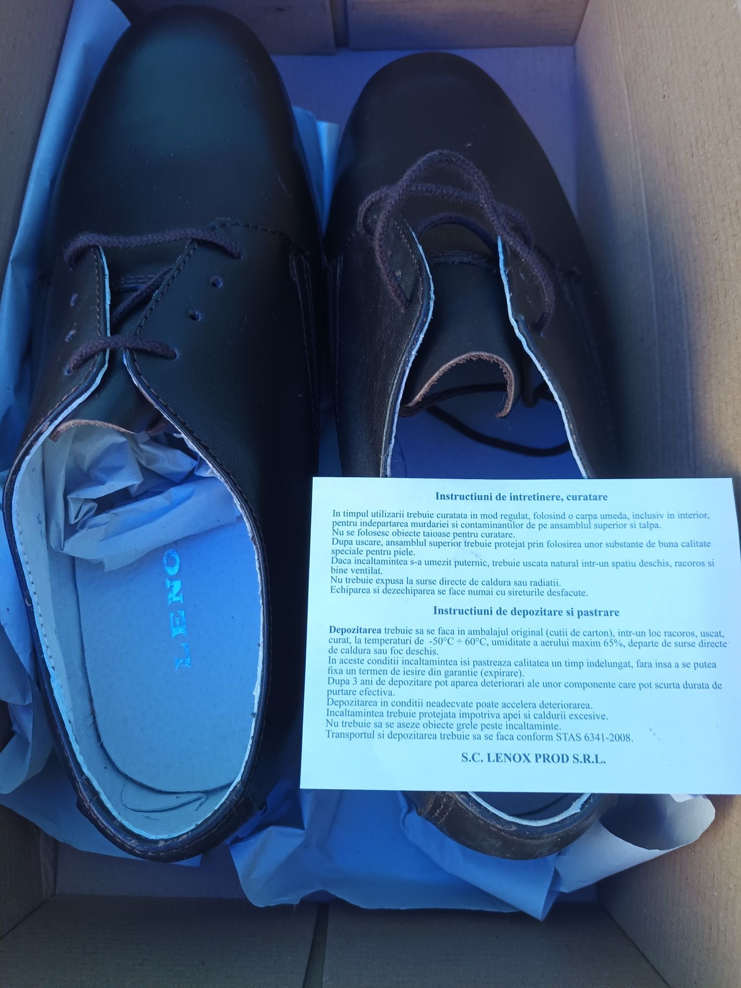 Pantofi piele Lenox