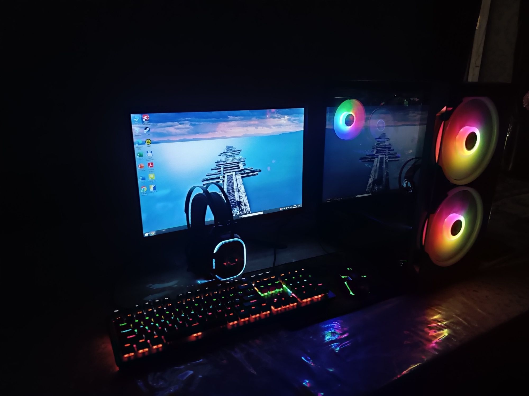 Kompyuter i5, 16GB RAM, SSD, monitor, klaviatura va sichqoncha