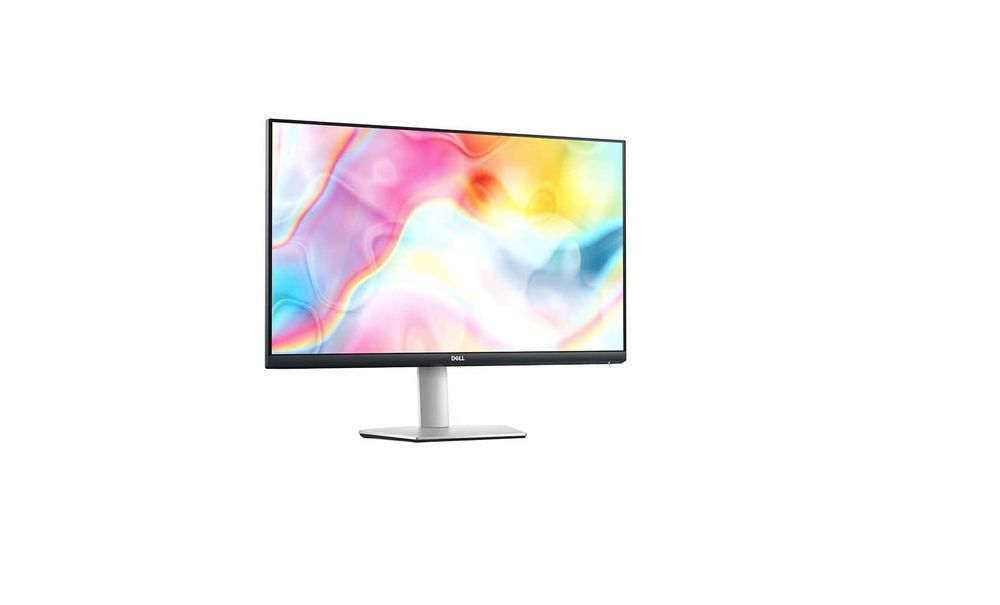 Monitor LED IPS DELL S2722DC, 27", QHD, argintiu