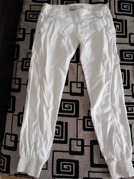 Pantaloni lejeri din in + vascoza