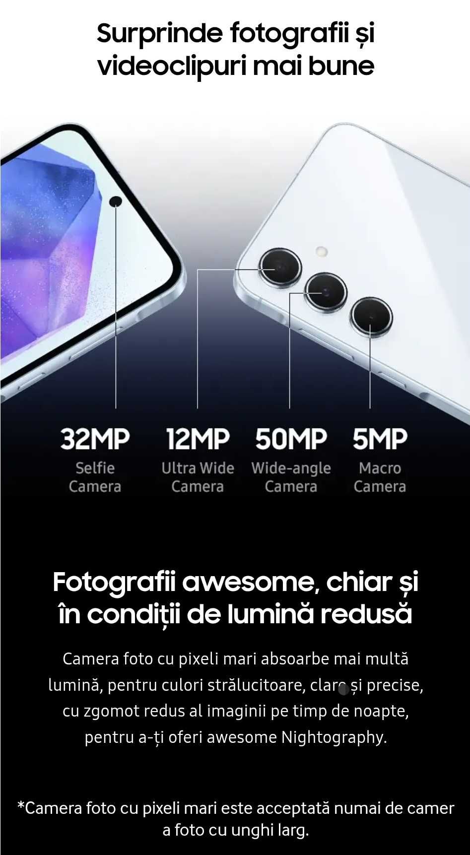 Samsung A 55, 5G, 128 GB nou, in cutie sigilata