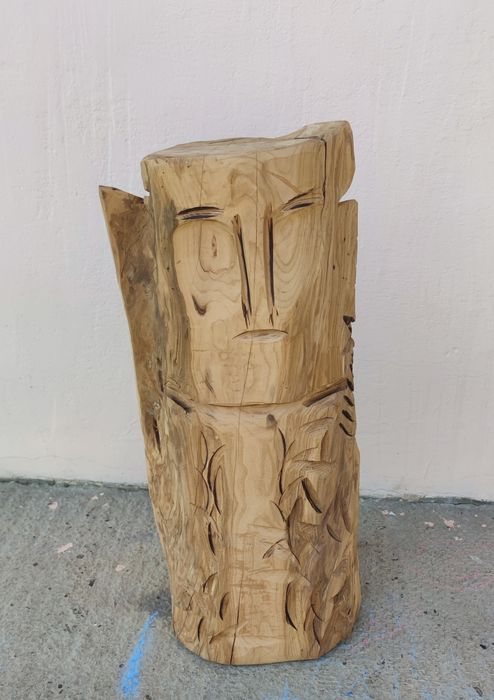 Sculptura lemn pentru gradina