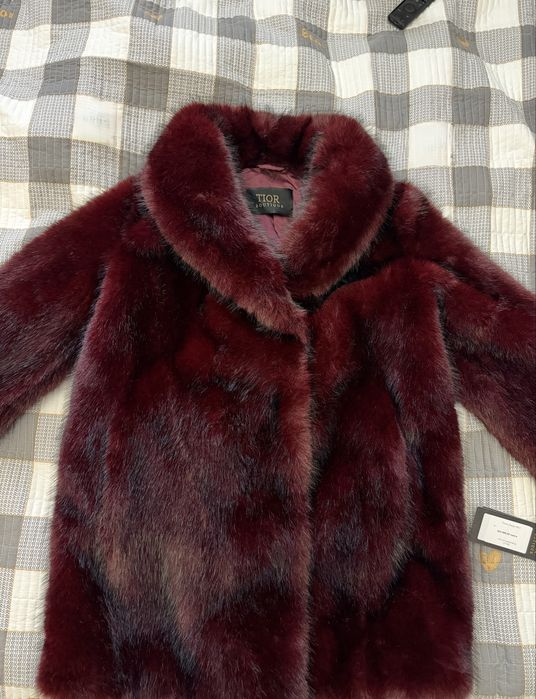 Шуба шерсть натуральная (эко) новая