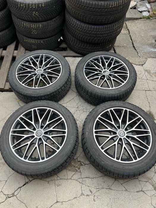 Jante aliaj 17’ Opel cu cauciucuri iarna 225/50/17 Petlas