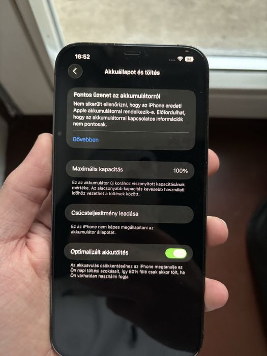 iPhone 12 Pro Max 256gb baterie high capacity