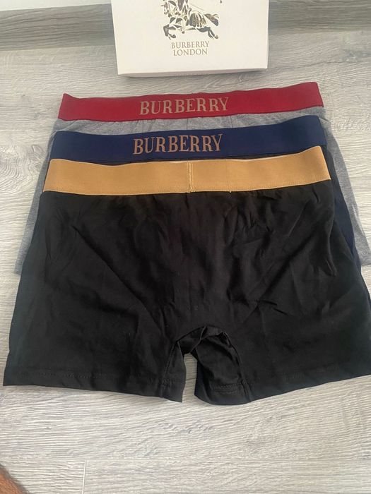 Boxeri Barbati Burberry Colectie Noua Set de 3