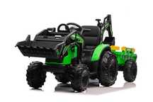 Tractor electric cu remorca pt copii 90W, cupa si incarcator incluse