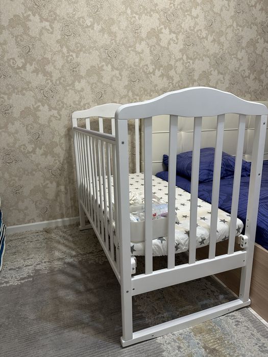 Детская кроватка приставная