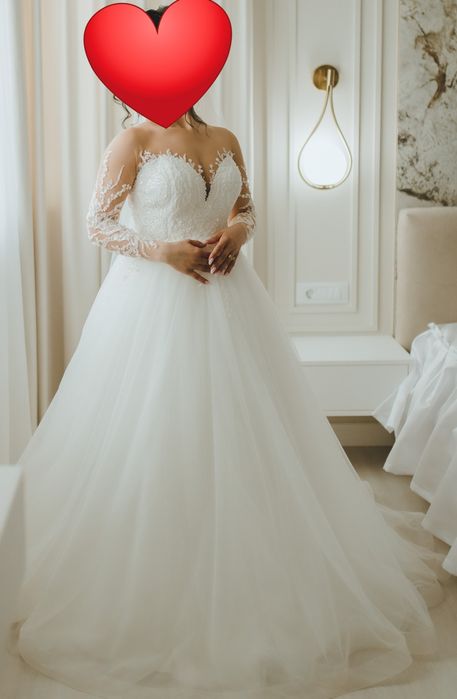 Rochie de mireasă/ printesa/mărimea XS- S(36)