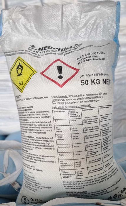 Azotat Bulgaria sac 50 kg!