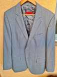Sacou Hugo Boss Barbati gri cu dungi ca Nou! Marime 52