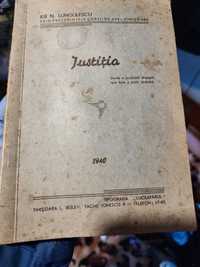 Justiția -carte veche , anul 1940(raritate)