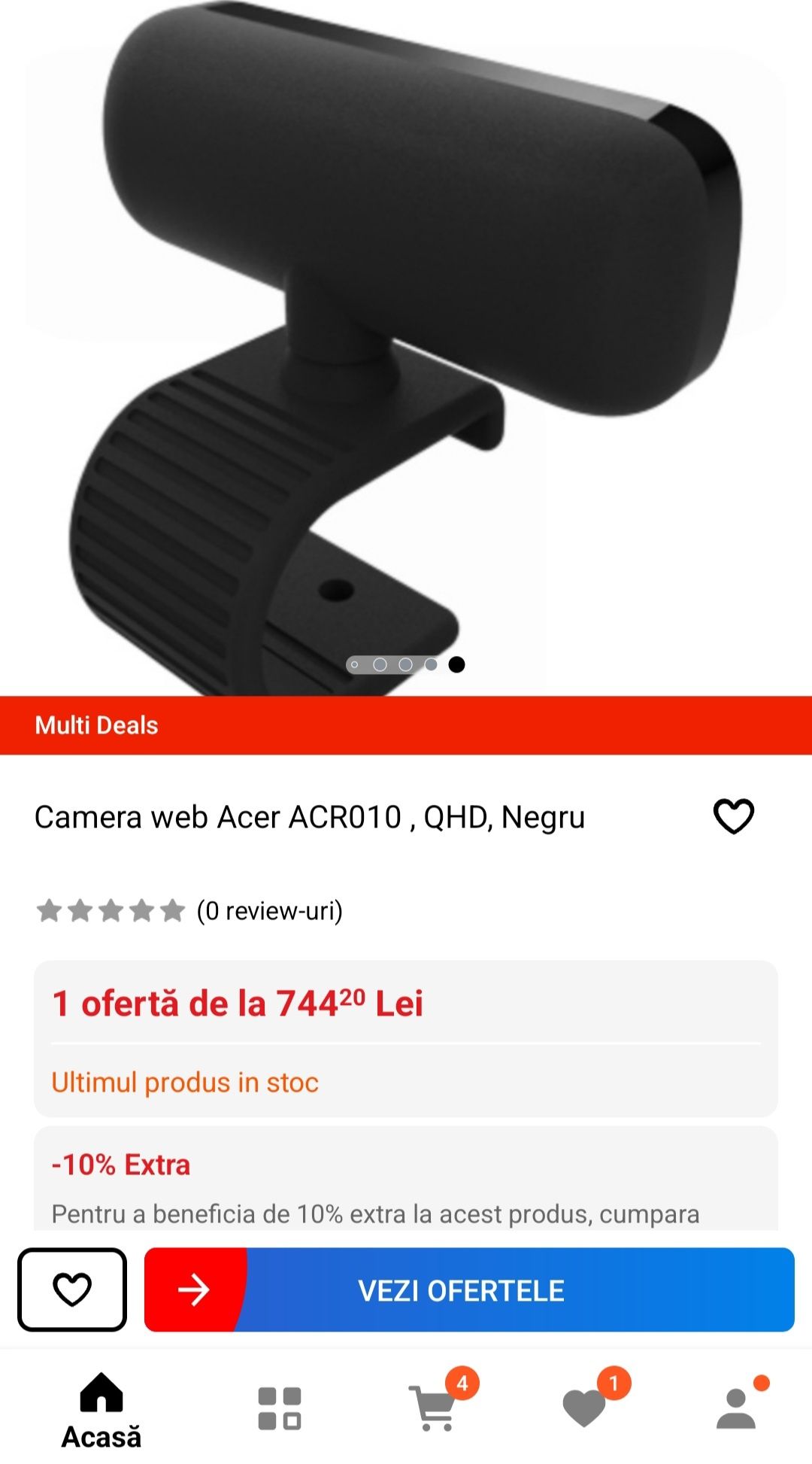 Camera Web Acer ACR010