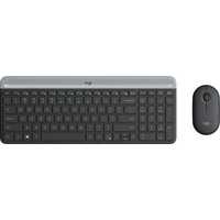 Kit tastatura + mouse wireless Logitech MK470, Slim