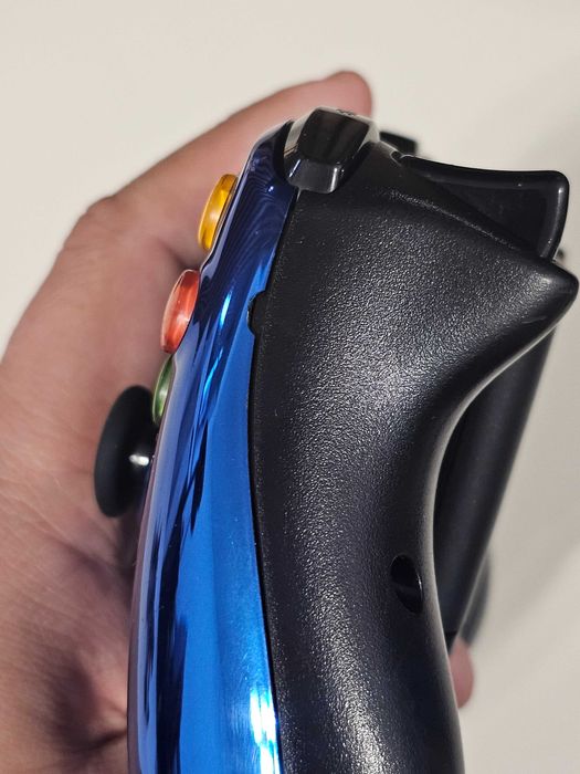 Controller Xbox 360 Editie limitata Metallic Chrome Blue