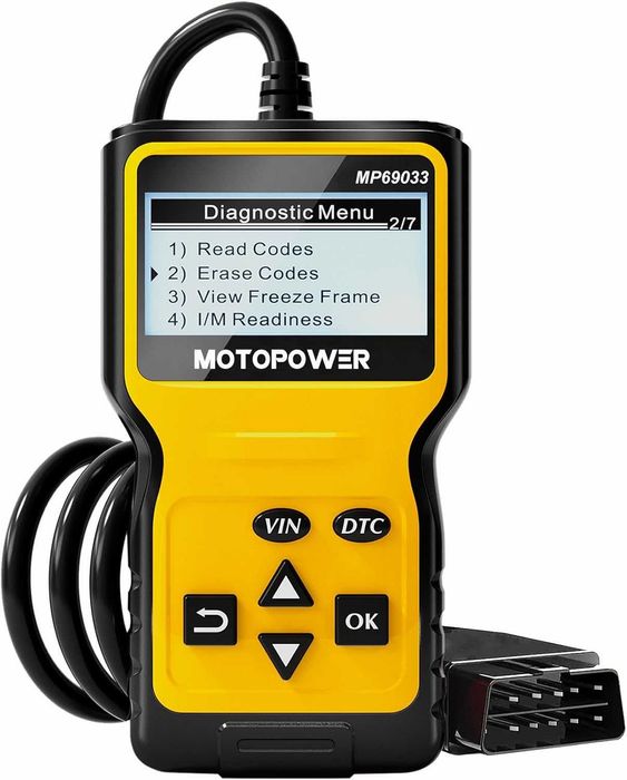MOTOPOWER MP69033 OBD2 скенер за диагностика на автомобили