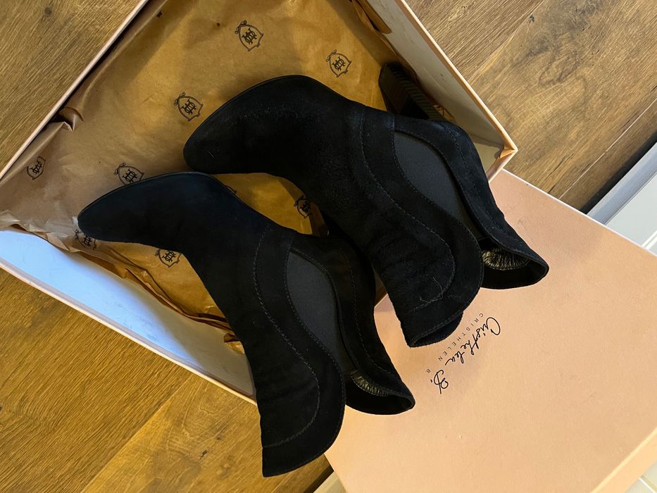 Боти естествен велур 38номер