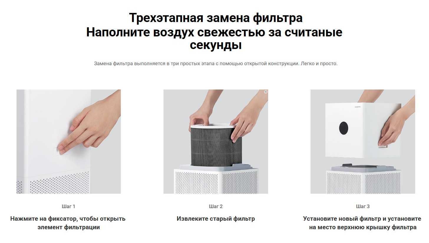 Очиститель воздуха, Xiaomi Smart Air Purifier 4 Lite