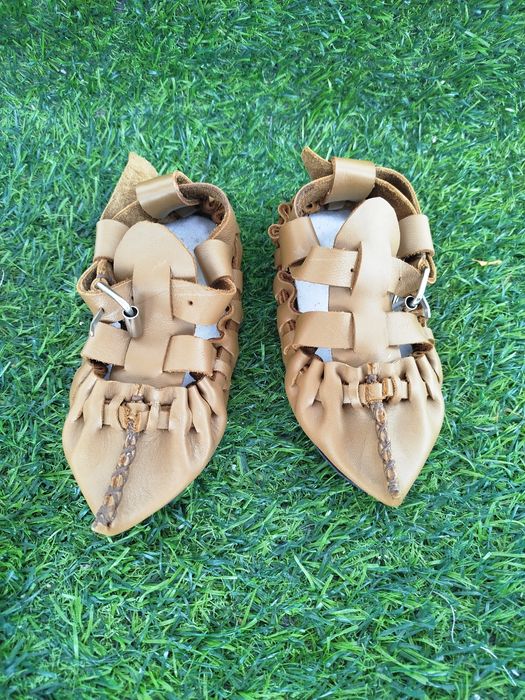 Детски цървули от естествена кожа