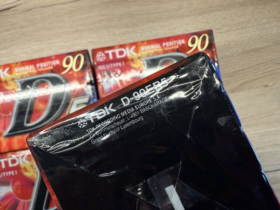 Casete audio TDK D90 Type 1 Luxemburg 25 bucati seturi de 5