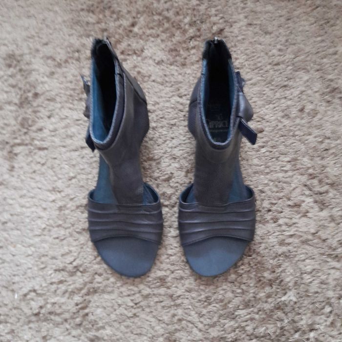 Сандали Caprice черни, естествена кожа 37,5