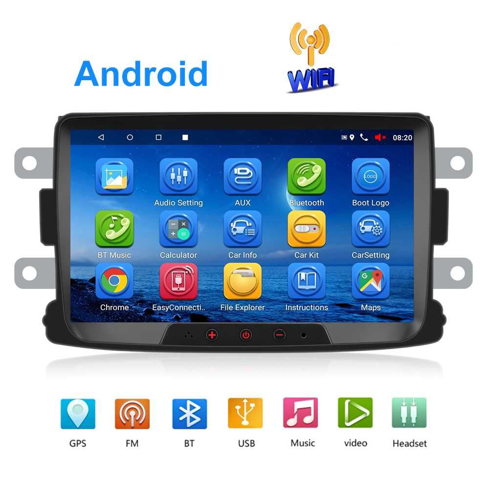 Dvd auto Dacia Duster Android, Renault, Garantie 12 luni