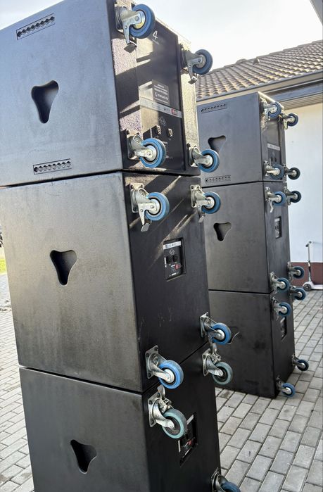 Sistem 4Acoustic topuri + basi (gen Dynacord XA). Echipare B&C