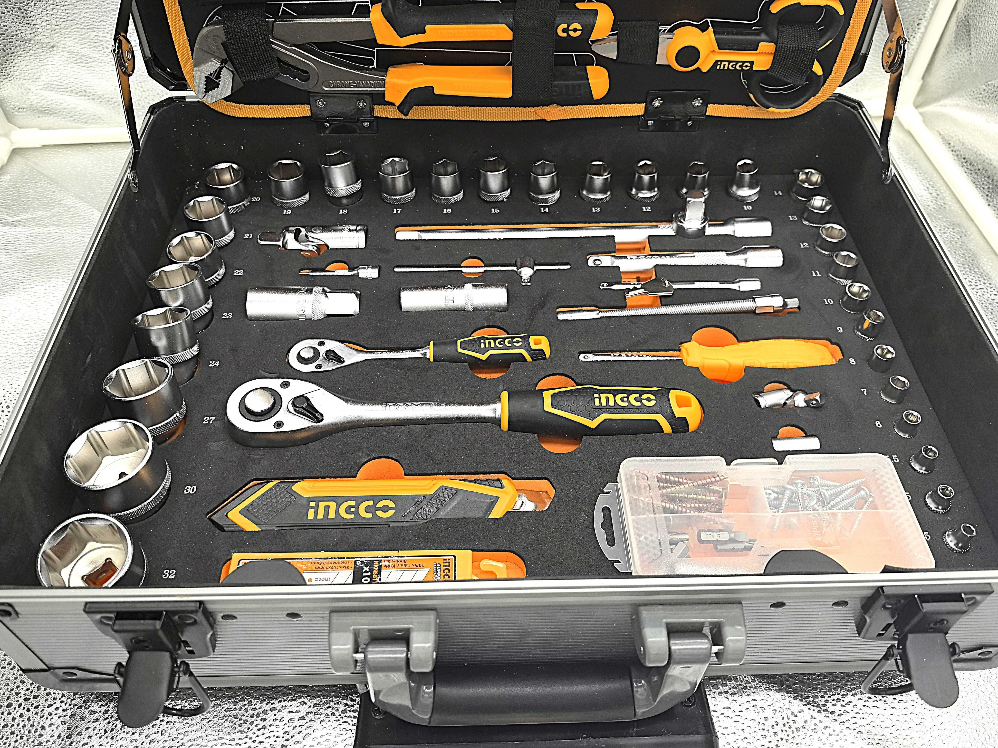 Trusa Scule 147 Piese, Geanta cu Roti – Set Complet