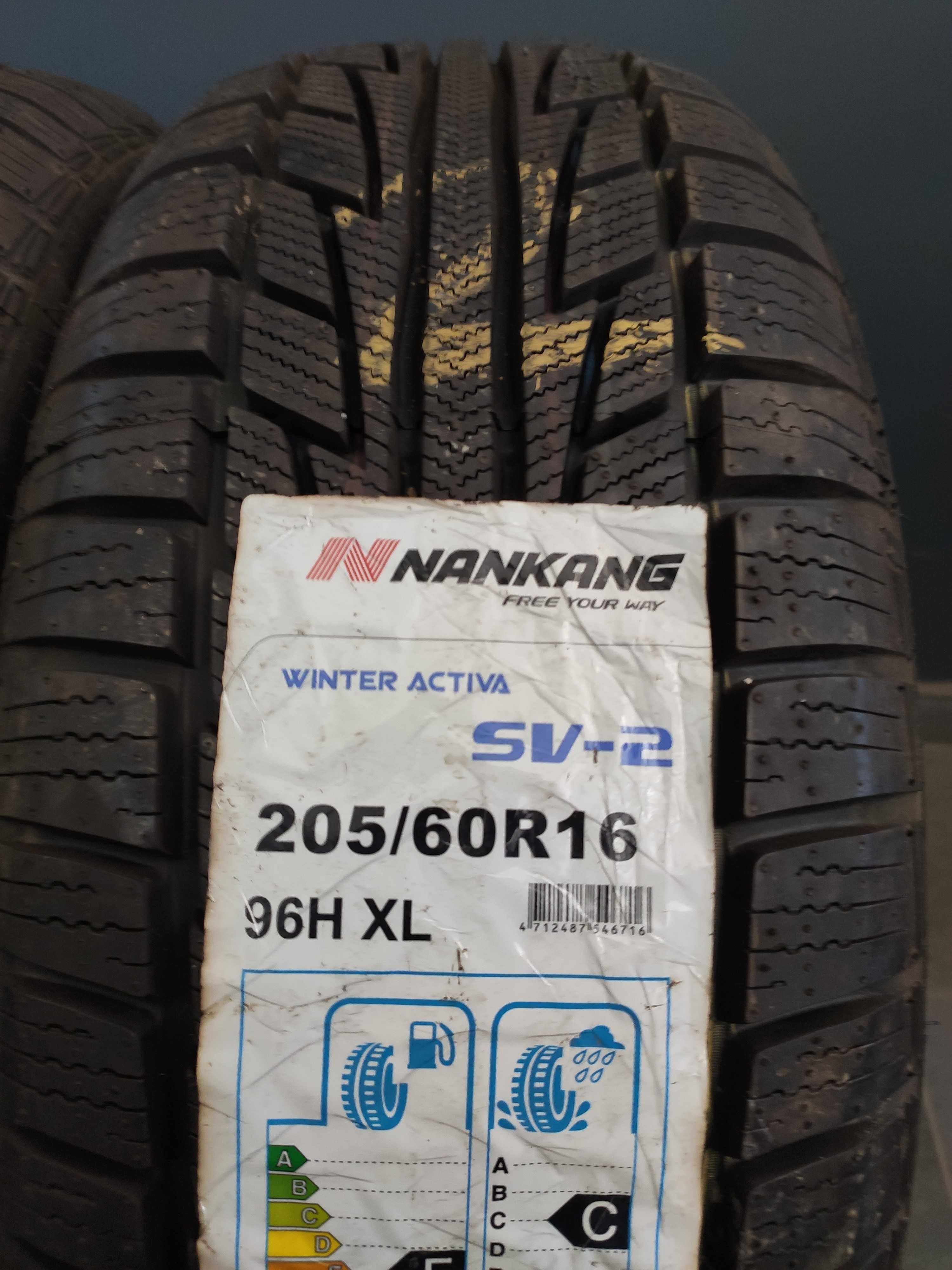 2бр Нови Зимни гуми 205 60 16 - Nankang