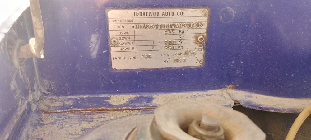 Daewoo Tiko sotiladi