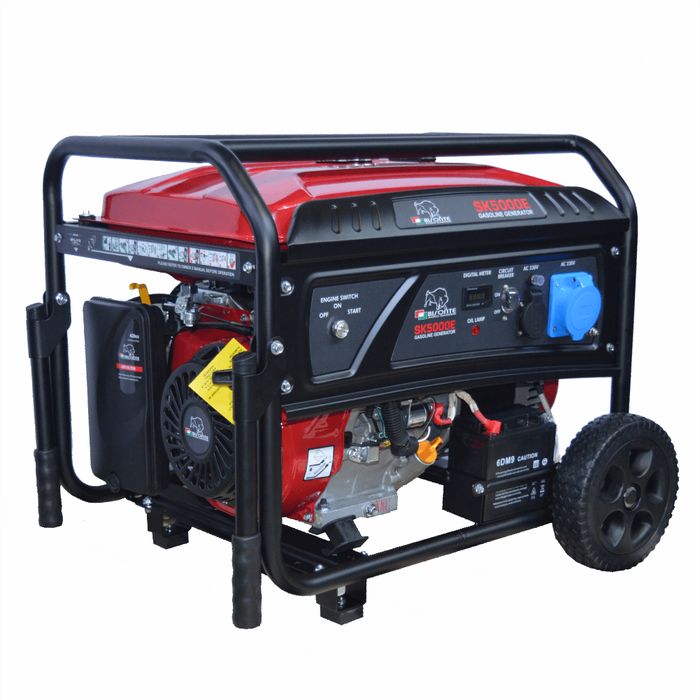 Generator de curent monofazat pornire la cheie 4,8kW  ,25L SK5000E