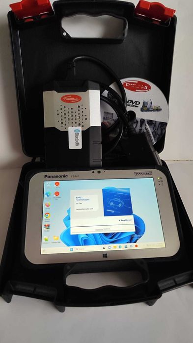 Kit tester auto Multimarca Obd2 + TABLETA Windows Turisme & Camioane