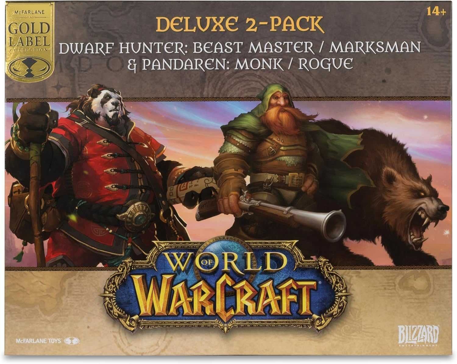 McFarlane  World of Warcraft Охотник на гномов:  Стрелок и Пандарен