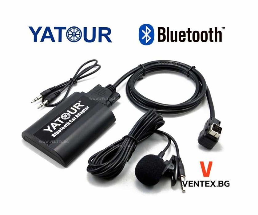 Yatour BTK Bluetooth/AUX интерфейс за Suzuki Clarion - Hands-free